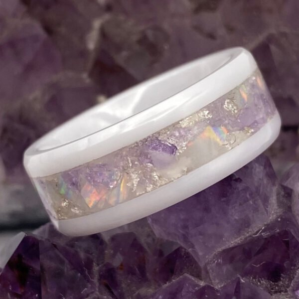 anello uomo ceramica
